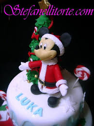 I made this for my buddy's 6 year old daughter. Mickey Mouse Santa Cake By Stefanelli Torte Cakesdecor