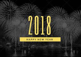 Znalezione obrazy dla zapytania happy new year 2018 gif black and white