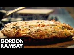 Bacon Pea Goat S Cheese Frittata Gordon Ramsay Goat Cheese Frittata Gordon Ramsay Recipe Gordon Ramsey Recipes