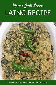 Ginataang Gabi Recipe Laing Recipe Laing Recipe Filipino Recipes Recipes