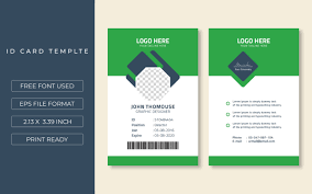 While id cards are a necessity, hiring a professional designer need not be. Creative Id Card Vorlage Fur Die Unternehmensidentitat