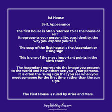 They are sympathetic but moral cowardice will be present. First House Astrology