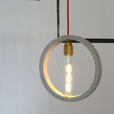 Deckenleuchte Pendelleuchte Hang Lampe Aus Beton Von Trendbolt Concrete Pendant Light Ceiling Lamp Round Pendant Light