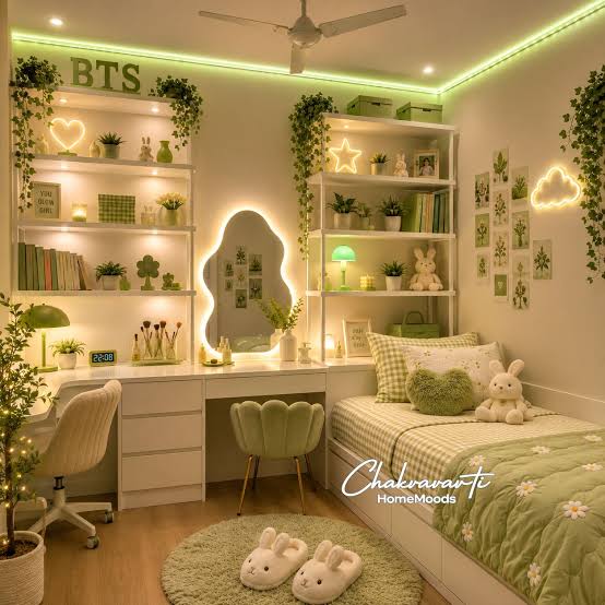 🌿Green bedroom ideas that bring a fresh, calming, and nature-inspired vibe into your space. 💚 🌿 #fblifestyle #dreamhouse #housedesign #greenbedroom #bedroomideas🌿 📌𝘑𝘶𝘴𝘵 𝘢𝘯 𝘪𝘥𝘦𝘢 𝘺𝘰𝘶 𝘤𝘢𝘯 𝘶𝘴𝘦 𝘢𝘴 𝘪𝘯𝘴𝘱𝘪𝘳𝘢