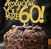 Amazon.com: Happy 60th Birthday Cake Topper 60 Birthday Cake ...