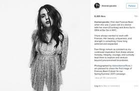 Frances bean cobain is an american visual artist and model. Frances Bean Cobain Makes Modelling Exception For Marc Jacobs News Campagnes 785740