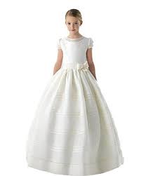 Graceprom Scoop Short Sleeves Bow First Communion Dresses Https Www Amazon Com First Communion Dresses White Flower Girl Dresses Flower Girl Dresses Short