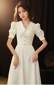 21 mẫu váy công sở xòe liền thân giúp nàng xinh đẹp hơn khi đi làm.  mau-vay-cong-so-xoe-lien-than-1-2259b0e5