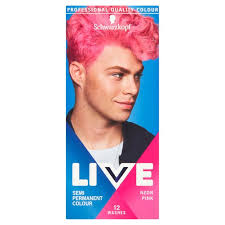 853 x 1280 jpeg 206 кб. Schwarzkopf Live Men 093 Neon Pink Semi Permanent Hair Dye Ocado