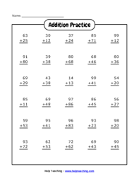 Free Addition Worksheet Generator Quickly Create Printable Addition Worksheets For Dr Free Printable Math Worksheets Printable Math Worksheets Math Worksheet