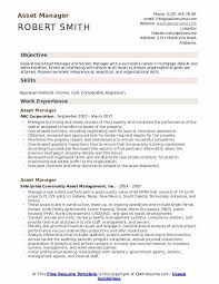They work extensively with property management and residential development personnel on all issues related to their organization's assets. Asset Manager Resume Samples Qwikresume