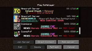 Hey guys i'm giving away free ranks on my server and having drop parties with great items. The Server Ip To Cosmicpvp Youtube