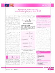 Segmen menunjukkan fase repolarisasi dari ventrikel 2. Pdf 31 188praktis Perubahan Gambaran Ekg Pada Sindrom Koroner Akut Bernie Bernardus Academia Edu