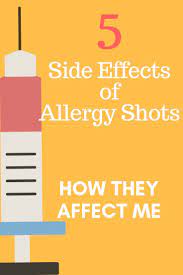 Allergy Shots Can Have Some Strange Side Effects Normally There S A Slight Bump And Possibly Redness But Sometimes I Allergy Shots Kids Allergies Allergies