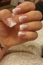 Time For Glitter Party Nails Sortashion Ombre Nails Glitter Glitter French Manicure Fancy Nails