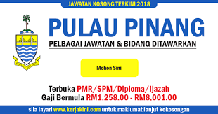Jawatan kosong di suk pulau pinang 2019. Jawatan Kosong Pulau Pinang 2018 Terbuka Pmr Spm Diploma Ijazah