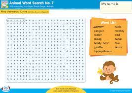We did not find results for: Animals Word Search 7 Super Simple