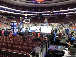 wells fargo center section 122 philadelphia 76ers