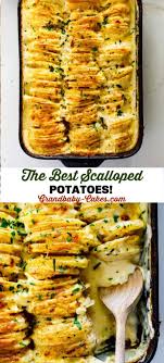 The Best Cheesy Scalloped Potatoes Recipe In 2020 Thanksgiving Recipes Side Dishes Best Scalloped Potatoes Potato Recipes Side Dishes
