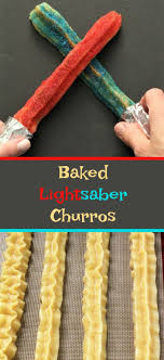 Baked Lightsaber Churros My Recipe Treasures Recipe Churros Star Wars Cookies Star Wars Dessert