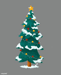 Download Premium Illustration Of Hand Drawn Decorated Christmas Tree Christmas Tree Drawing Christmas Illustration Tree Illustration