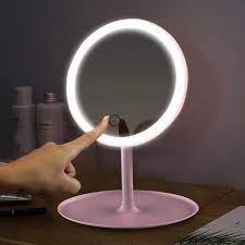 These lovely lighted makeup mirror are available at enticing discounts. Led Makeup Mirror With Led Light Vanity Mirror Make Up Mirrors With Lights Standing Mirror Led Touch Screen Cosmetic Mirrors Makeup Mirrors Aliexpress