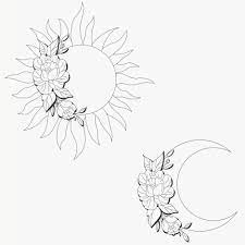 Matching Tattoos Hip Bone Flower Wrist Tattoos Moon Tattoo Friend Tattoos