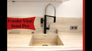 Water filters at their best. Franke Kuchenarmatur Vital Semi Pro Wasserfilter Hanseatische Kuchenschmiede Youtube