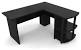 Black Corner Desk