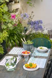 realiser une serie de sets de table en papier sets de table cuisine marie claire idees