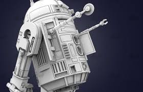 Star Wars R2 D2 3d Printed Model Stl Coooolstuff In 2020 Star Wars Stl Prints