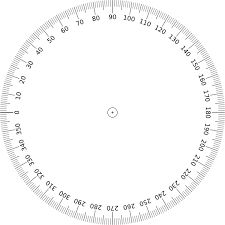 Printable Full 360 Protractor Igaging Digital Angle Protractor Have To Try This For Layouts Circle Math Circle Geometry Math