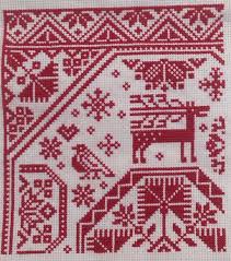 Absolutely free free christmas cross stitch patterns. Mystery Sal Looking At January Modern Folk Embroidery