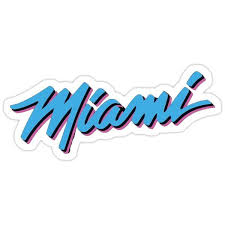 Check out other logos starting with m! Miami Heat Vicewave Sticker By Anaarias0425 Miami Heat Logo Miami Heat Miami Logo