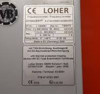 Loher Frequency Inverter DYNAVERT* Type: A 2T2A-05400-003 BAVIP2