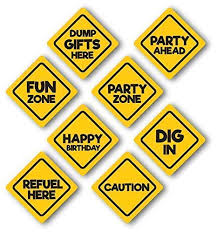 99 list list price $15.99 $ 15. Jayd Products Construction Birthday Party Signs 8 Pack Medium Size 8 Construction Sign Cutouts Construction Theme Party Supplies Construction Zone Birthday Party Decorations Buy Online At Best Price In Uae Amazon Ae