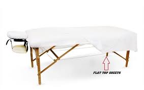 12 New White Massage Table Flat Draw Sheet Muslin Gt Massage Table Massage Tables Table And Chairs