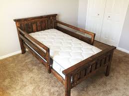 Diy Twin Bed Howtospecialist How To Build Step By Step Diy Plans Diy Toddler Bed Diy Twin Bed Twin Bed Frame