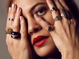 Mens discount mourning ring