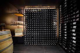16 best wine racks (review) in 2021. Basement Wine Cellar With Block Wine Rack Contemporary Basement