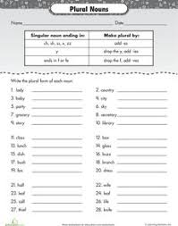 Plural Nouns Worksheet Education Com Nouns Worksheet Plurals Plural Nouns Worksheet