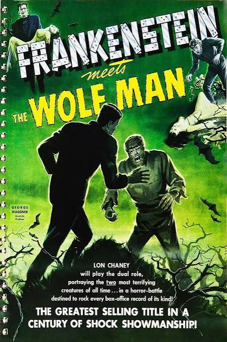 1943 Frankenstein Meets The Wolf Man Movie Poster 11X17 Bela Lugosi Lon  Chaney🍿 | eBay