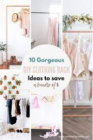 The latest trend in the bedroom decor world is to store one's clothing on clothes racks… not in a closet, but out in the room. Ten Beautiful Diy Clothing Racks Tutorials To Inspire