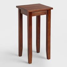 Small Mahogany Chloe Accent Table Brown Wood By World Market In 2021 Accent Table Mahogany Accents Tall Accent Table