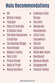 Netflix has 5,500 titles compared to hulu's 2,700 … so it will be harder for you to run out of tv shows and movies to watch on netflix. Netflix Hulu Recommendations Beauty With Lily Good Movies To Watch Netflix Movies Netflix Movies To Watch