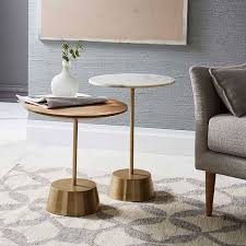 Maisie Side Table Tall White Marble Antique Brass Side Tables Home Decor Tables Google Shopp In 2020 Marble Side Tables Side Table Design Walnut Side Tables