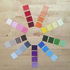 Les Nuances De Couleurs A Fabriquer Avec Des Cartons D Echantillons De Peinture