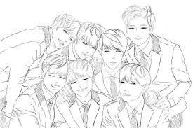 See actions taken by the people who manage and post content. Bts Coloring Pages Print Members Of A Popular Korean Group