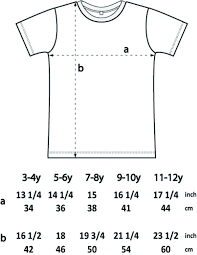 child t shirt sizes chart uk arts arts