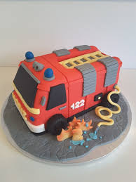 Feuerwehrauto Torte
